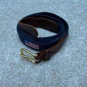 Preston New England USA Golf Belt American Flag  Men's size 34 (1.25")